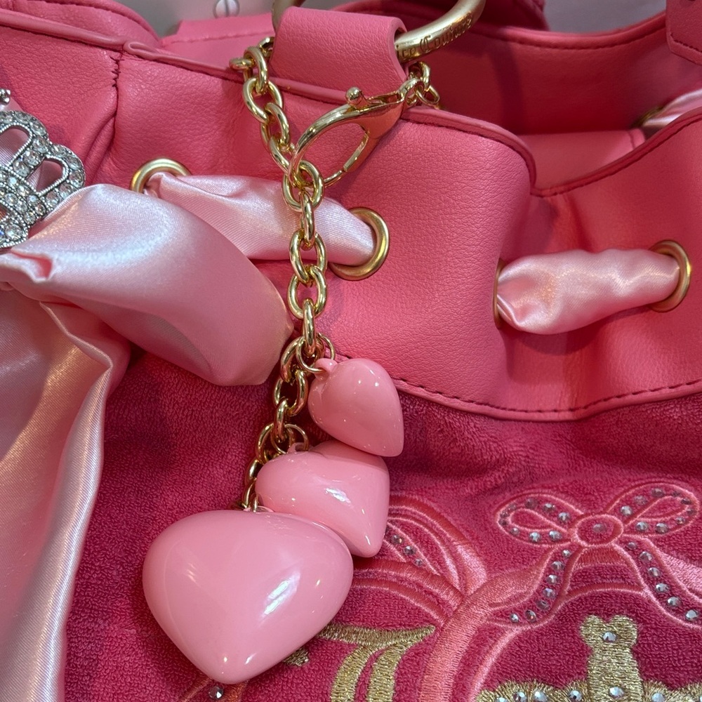 Juicy Couture Pink Daydreamer  Bag with Bow Details - Picture 3 of 13